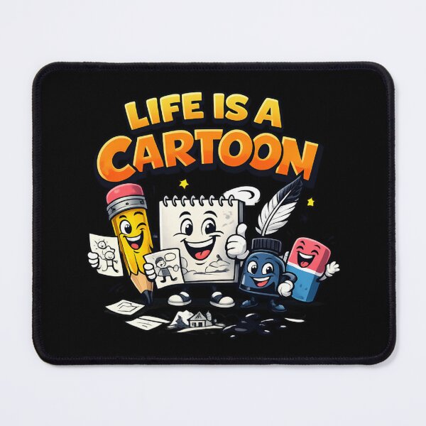 Item preview, Life Is a Cartoon – Creative Artist Sketch designed and sold by SidTastic .
