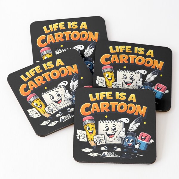 Item preview, Life Is a Cartoon – Creative Artist Sketch designed and sold by SidTastic .