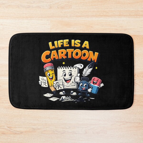 Item preview, Life Is a Cartoon – Creative Artist Sketch designed and sold by SidTastic .