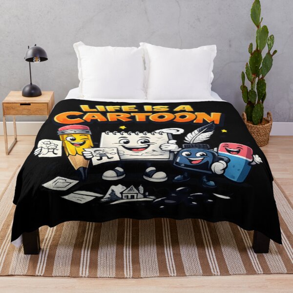 Item preview, Life Is a Cartoon – Creative Artist Sketch designed and sold by SidTastic .