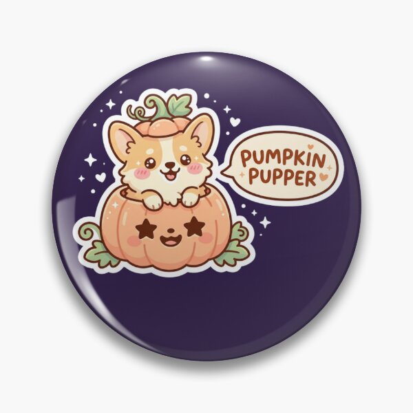 Item preview, Welsh Corgi in Pumpkin  designed and sold by Cerys-GS.