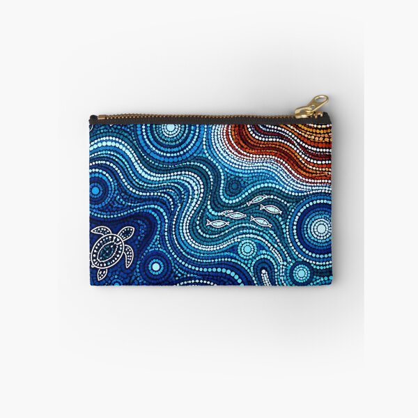 Item preview, Aboriginal Inspired Dot Art - Ocean Fauna Pattern designed and sold by GrinGalore.
