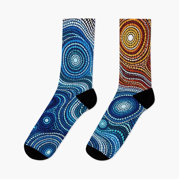 Item preview, Aboriginal Inspired Dot Art - Ocean Fauna Pattern designed and sold by GrinGalore.