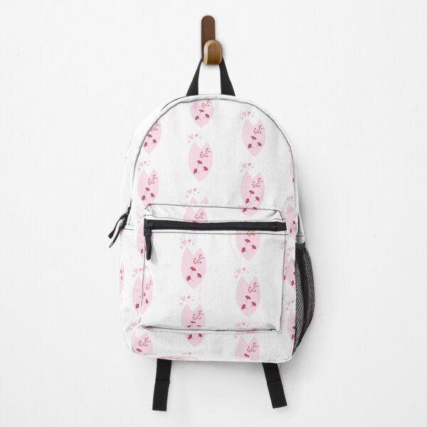 Item preview, Minimalist Pink Tulip Petal Ginkgo Leaves Hearts Graphic designed and sold by Rehnair.