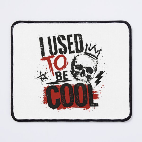Item preview, I Used To Be Cool Humorous Sarcastic Aging Adult Parent Rebel Skull Crown designed and sold by RetroMini2026.