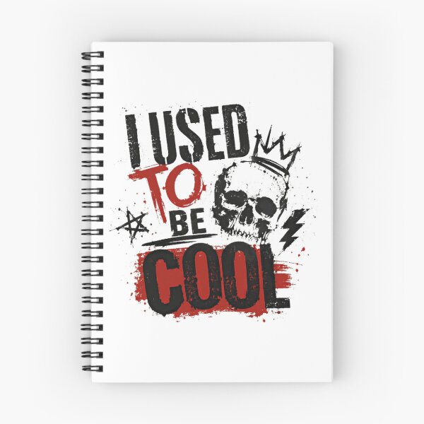 Item preview, I Used To Be Cool Humorous Sarcastic Aging Adult Parent Rebel Skull Crown designed and sold by RetroMini2026.