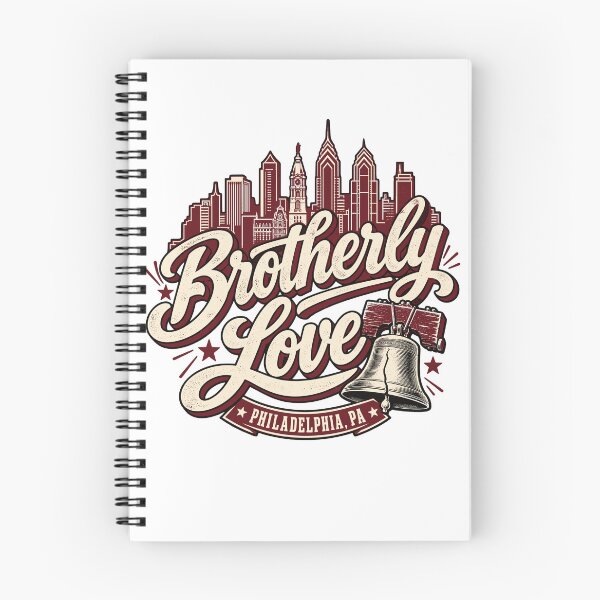 Item preview, Brotherly Love | Philadelphia Script | City Of Brotherly Love Philly designed and sold by ZIGLWORKS.