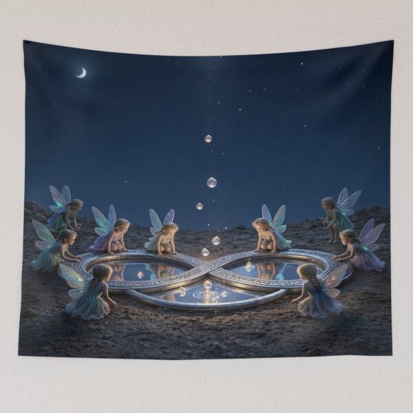 Item preview, Infinity Fairies - Magical Starry Night Ritual designed and sold by Breezes-of-Ida.