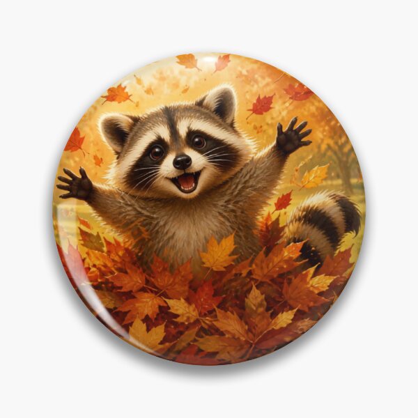 Item preview, Hello Autumn funny raccoon - fall gifts designed and sold by ewicraft.