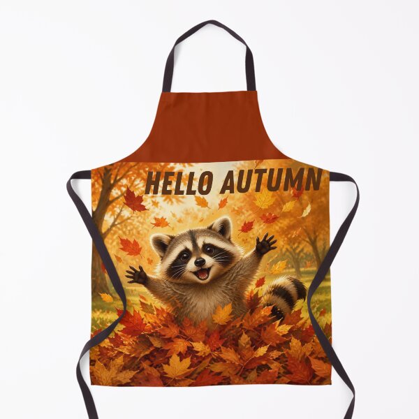 Item preview, Hello Autumn funny raccoon - fall gifts designed and sold by ewicraft.