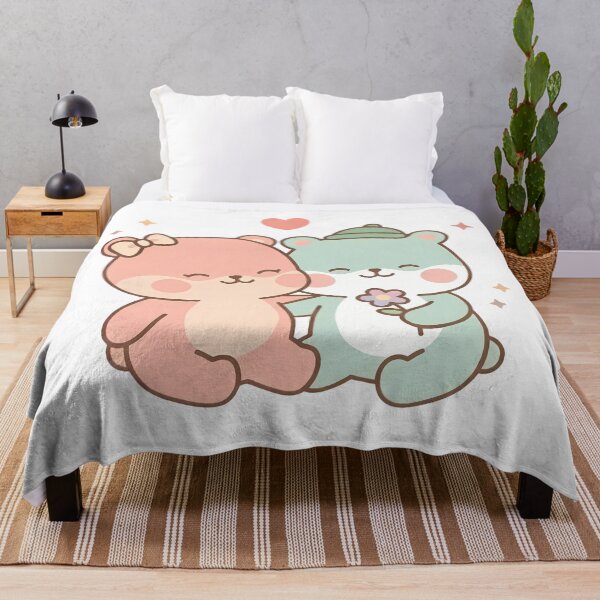 Item preview, Kawaii Cute Bears Pastel Flower designed and sold by Cuddly-Critters.