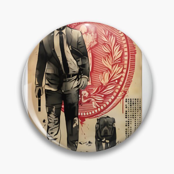 Item preview, Lone Hitman & Cub Woodblock Art | Striking Silhouette Design | ⭐⭐⭐⭐⭐ Best Seller designed and sold by ConnorJohnston.