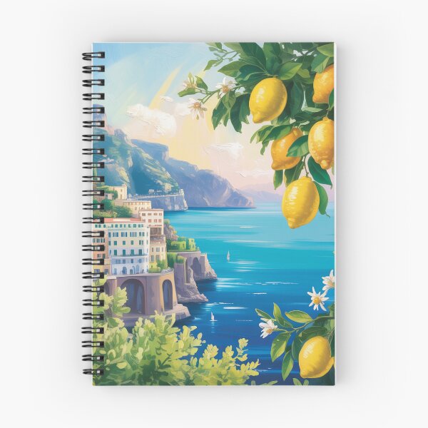 Item preview, Amalfi Coast Lemon Grove – Mediterranean Citrus Landscape Travel Wall Art designed and sold by Tamas Das.