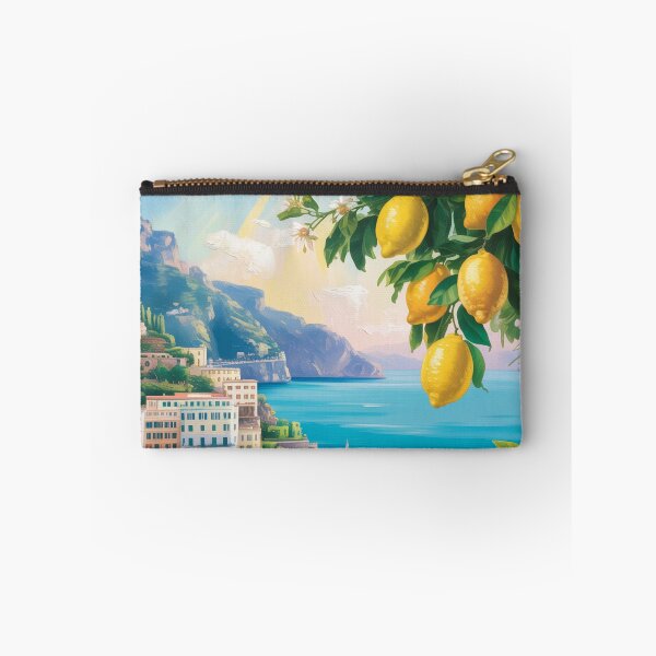 Item preview, Amalfi Coast Lemon Grove – Mediterranean Citrus Landscape Travel Wall Art designed and sold by Tamas Das.