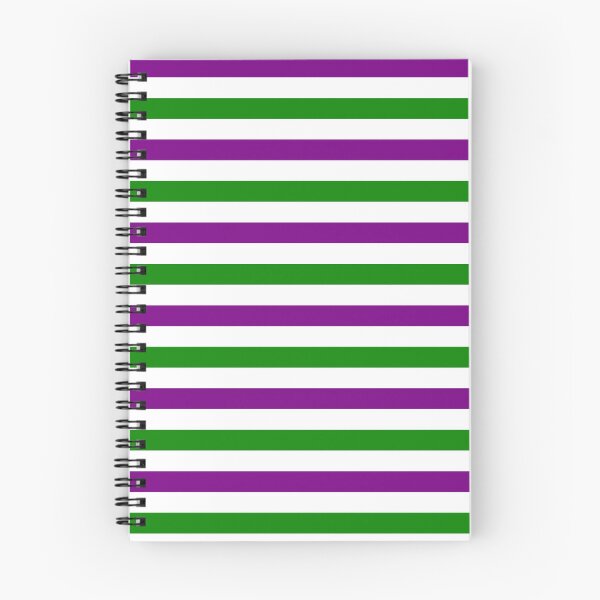 Item preview, Purple and Green Stripes Design White  designed and sold by PatternTitan.
