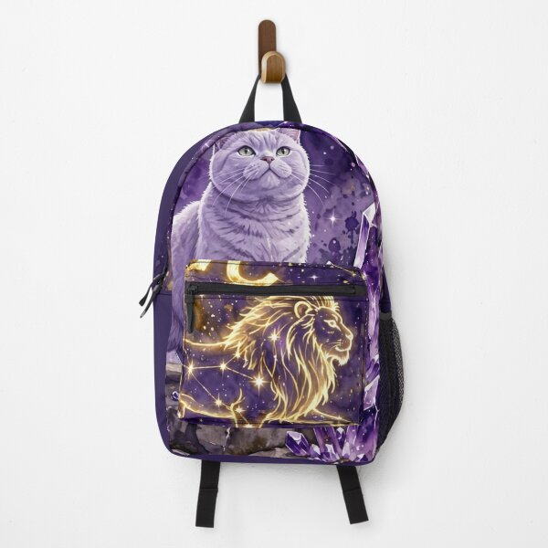 Item preview, Mystical Leo Cat - Golden Lion Zodiac Constellation designed and sold by Moody Vibes Studio.