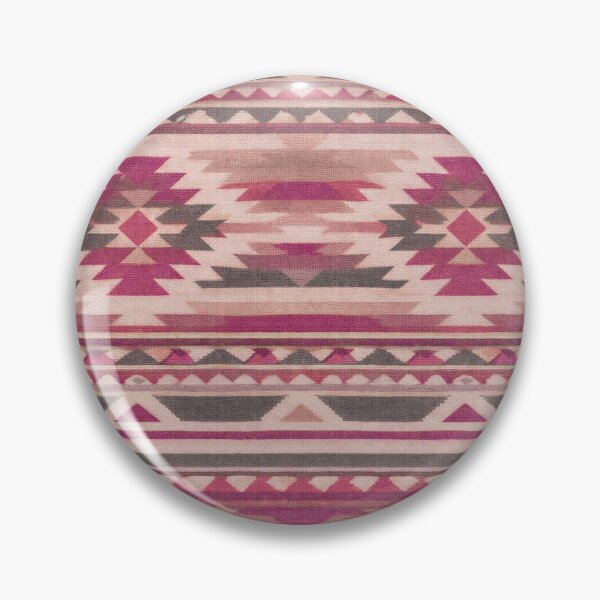 Item preview, Raspberry pink Southwestern kilim rug pattern designed and sold by Anne Londez Studio.