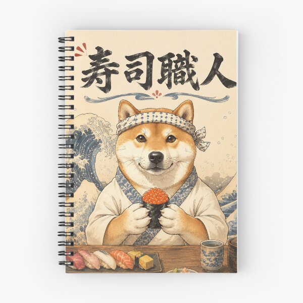 Item preview, Sushi Master Shiba -寿司職人柴犬 designed and sold by INITIAL SHIBA.