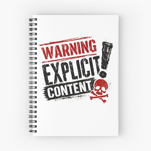 Item preview, Warning Explicit Content Mature Humor Adult Statement designed and sold by RetroMini2026.