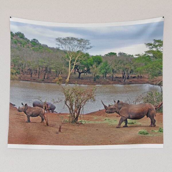 Item preview, African White Rhinoceros Rhino South Africa designed and sold by AndyEvansPhotos.