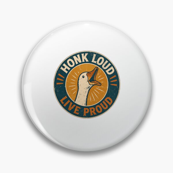 Item preview, Honk Loud Live Proud Goose Lover Animal Enthusiast Confident Waterfowl designed and sold by RetroMini2026.