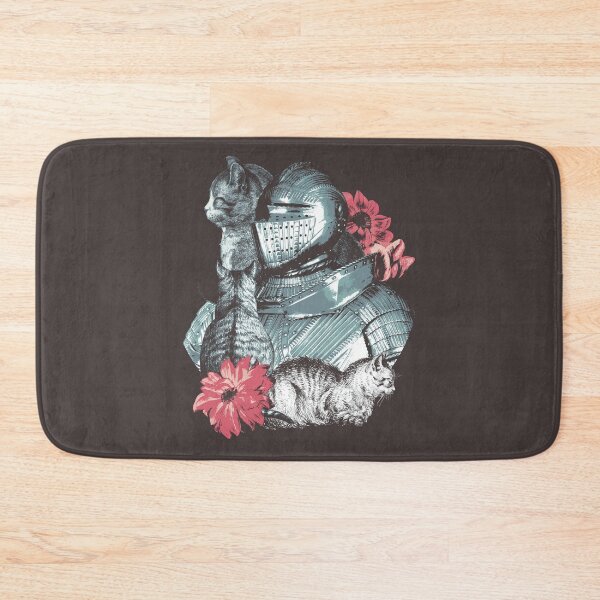 Item preview, Knight of Cats - deep brown background designed and sold by PbHistory.