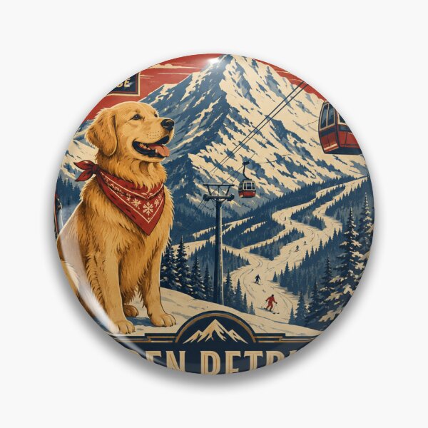 Item preview, Golden Retriever Ski designed and sold by A Light Worker.