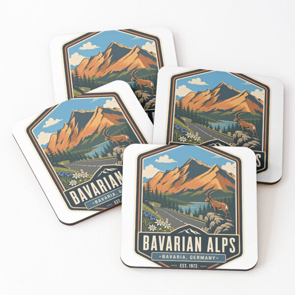 Item preview, Bavarian Alps Bavaria Germany Travel Hiking Mountain Explorer designed and sold by Simsimah26Parks.