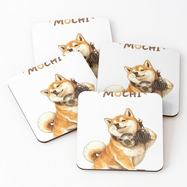 Item preview, Mochi Mochi Shiba Beats -もちもちしばビーツ designed and sold by INITIAL SHIBA.