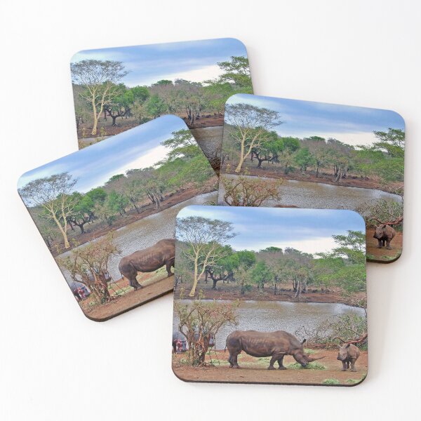 Item preview, African White Rhinoceros Rhino South Africa designed and sold by AndyEvansPhotos.