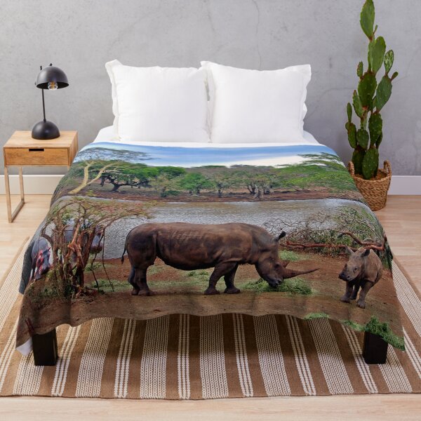 Item preview, African White Rhinoceros Rhino South Africa designed and sold by AndyEvansPhotos.