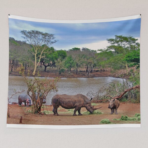 Item preview, African White Rhinoceros Rhino South Africa designed and sold by AndyEvansPhotos.