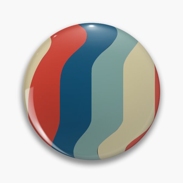 Item preview, Retro Wavy Vertical Stripes Abstract Pattern designed and sold by AhmedZouita.