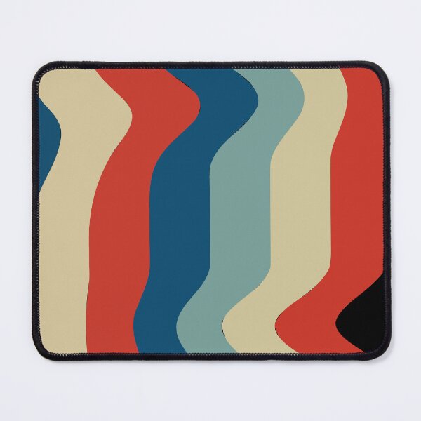 Item preview, Retro Wavy Vertical Stripes Abstract Pattern designed and sold by AhmedZouita.