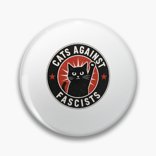 Item preview, Cats Against Fascists Anti-Fascist Political Activist Feline Lover designed and sold by RetroMini2026.