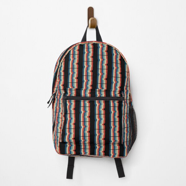 Item preview, Retro Wavy Vertical Stripes Abstract Pattern designed and sold by AhmedZouita.