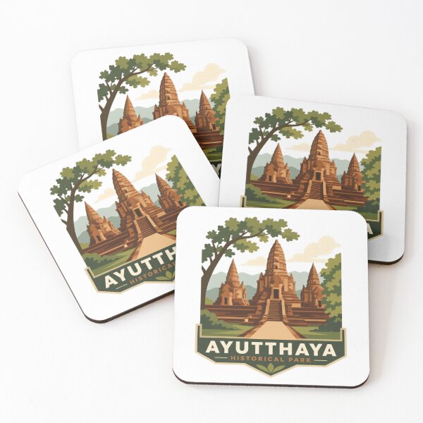 Item preview, Ayutthaya Historical Park Thailand Travel History Landmark designed and sold by Simsimah26Parks.