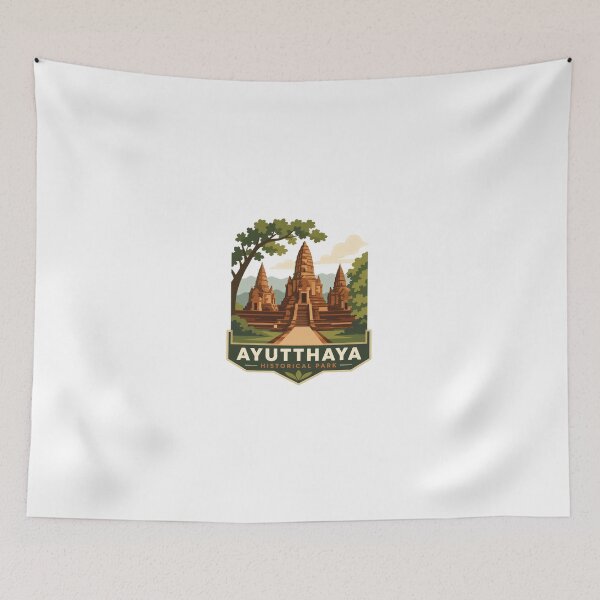 Item preview, Ayutthaya Historical Park Thailand Travel History Landmark designed and sold by Simsimah26Parks.