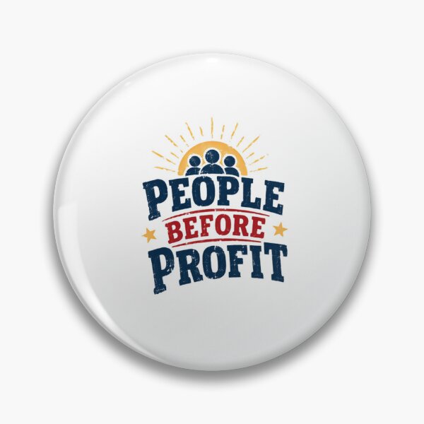 Item preview, People Before Profit Social Justice Community Advocate designed and sold by RetroMini2026.