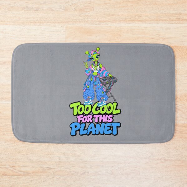 Item preview, Too Cool for This Planet – Alien DJ Girl designed and sold by Aimetoi.