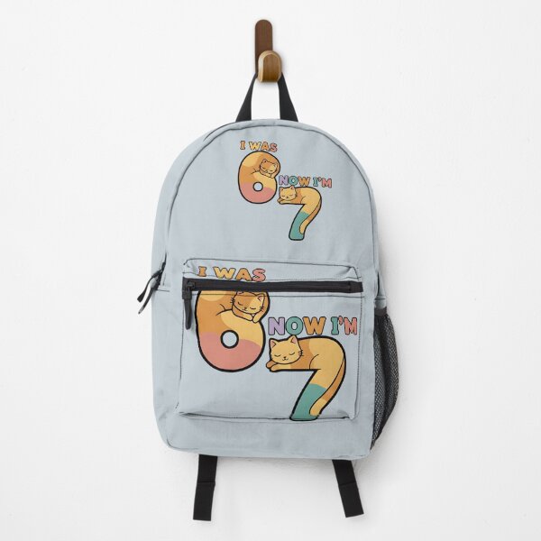 Item preview, i was 6 now i am 7 funny birthday meme six seven cat lovers designed and sold by ArtDesignTp.