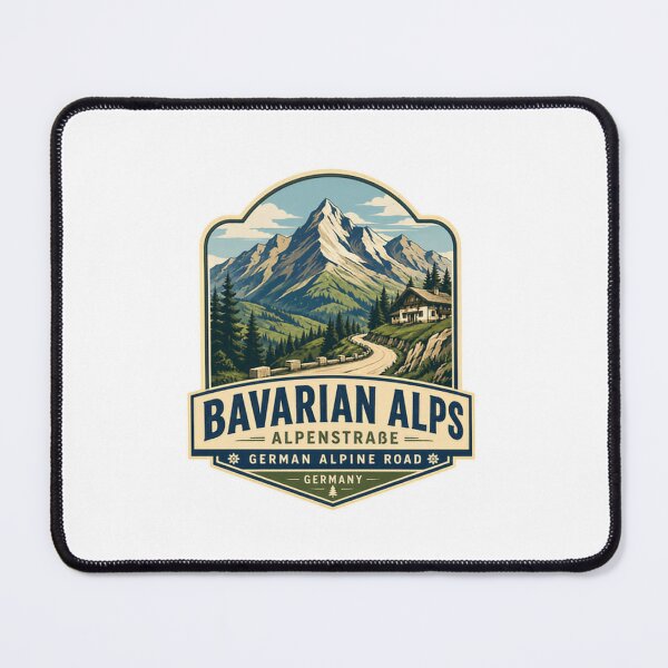 Item preview, Bavarian Alps Alpenstrasse German Alpine Road Germany Travel Hiking Mountain Souvenir designed and sold by Simsimah26Parks.