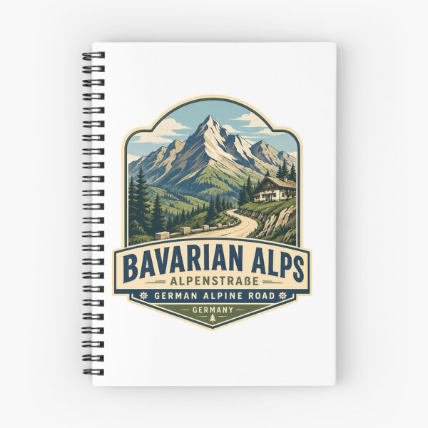 Item preview, Bavarian Alps Alpenstrasse German Alpine Road Germany Travel Hiking Mountain Souvenir designed and sold by Simsimah26Parks.