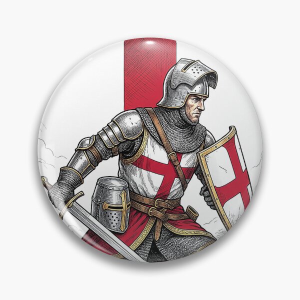 Item preview, English Knight Warrior Sticker | Richard the Lionheart designed and sold by AzottoShop.