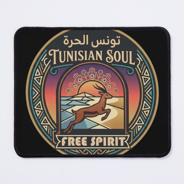 Item preview, Tunisian Soul Free Spirit - Vintage Sahara Desert Gazelle Badge designed and sold by Salma.Store.