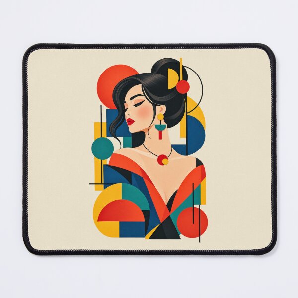 Item preview, Geometric Woman Portrait designed and sold by Form Haus.