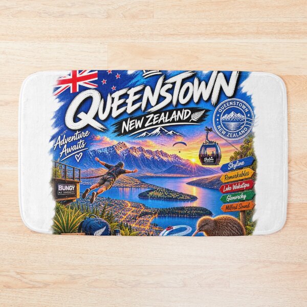 Item preview, Queenstown New Zealand – Mountain Adventure Travel Design designed and sold by URBIVO.