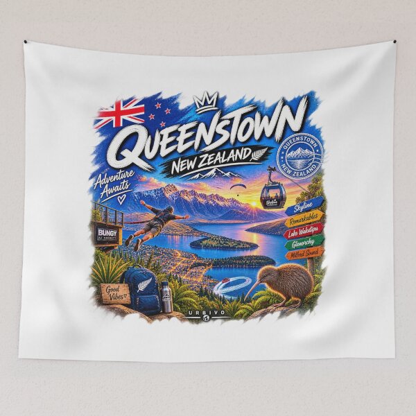 Item preview, Queenstown New Zealand – Mountain Adventure Travel Design designed and sold by URBIVO.
