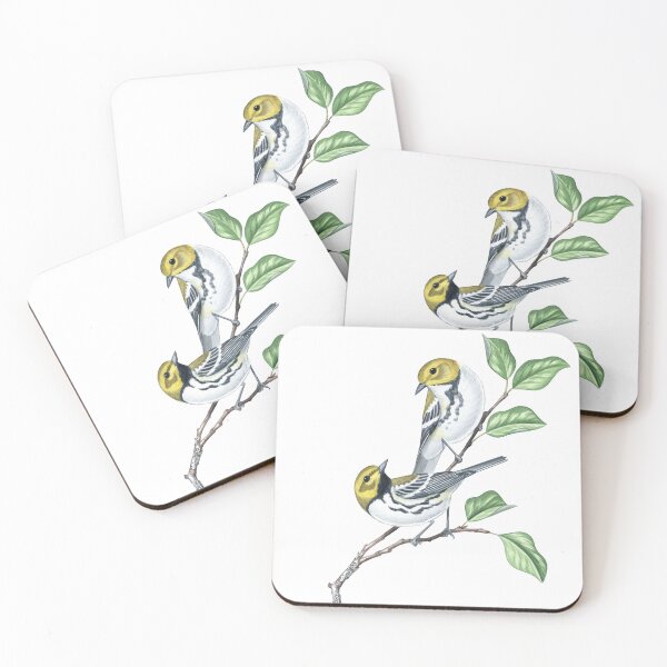 Item preview, Black-throated Green Warbler (Setophaga virens) designed and sold by JadaFitch.