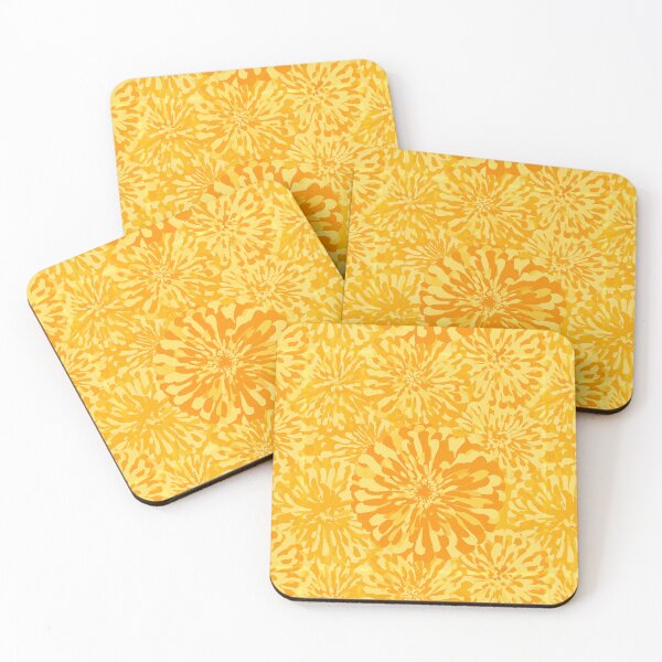 Item preview, Minimalistic Zinnia Texture  - Birthday Flower Pattern - Retirement Gifts For Grandma designed and sold by RoyalStarsPatts.
